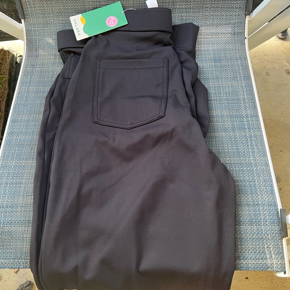 Halara high waisted button multiple pockets straight leg casual pants